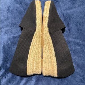 Casa Hernanz Black Espadrille Wedges Women’s 9.5 (EUC 41)
